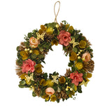 35cm Summer Whirl Spring Wreath