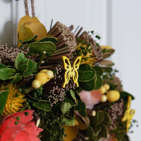 35cm Summer Whirl Spring Wreath