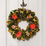 35cm Summer Whirl Spring Wreath