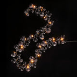 2.2m Battery LED Bauble Cluster Christmas Garland