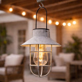 Fisherman Solar Hanging Lantern Filament Effect 21cm
