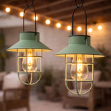 Fisherman Solar Hanging Lantern Filament Effect 21cm