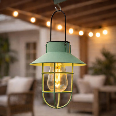 Fisherman Solar Hanging Lantern Filament Effect 21cm