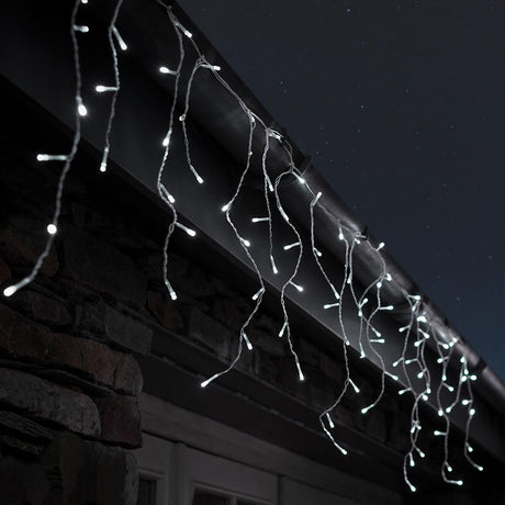 Outdoor Battery Multi Function LED Icicle Lights