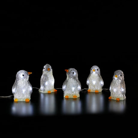 5 Acrylic Penguin on String Christmas Figure