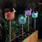 Solar Mesh Stake Lights, 4 Pack