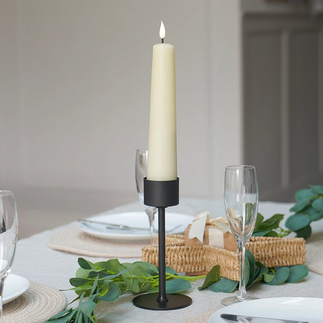 Black Metal Candle Holder for Ember™ Taper Candle 20.5cm