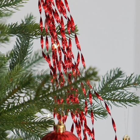 Light up Christmas Tinsel Tree Decoration Battery Operated