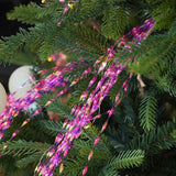 Light up Christmas Tinsel Tree Decoration Battery Operated