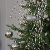Light up Christmas Tinsel Tree Decoration Battery Operated