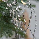 Light up Christmas Tinsel Tree Decoration Battery Operated