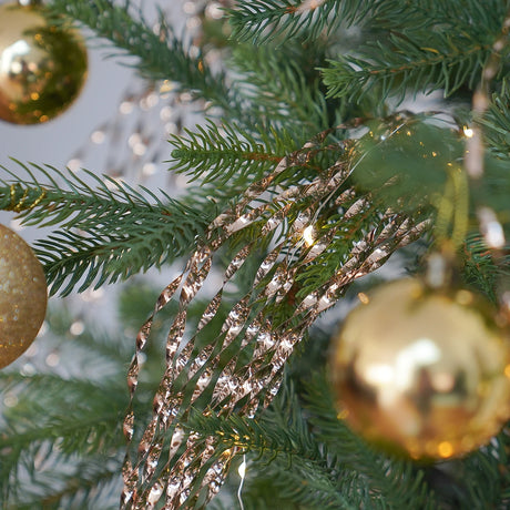 Light up Christmas Tinsel Tree Decoration Battery Operated
