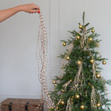 Light up Christmas Tinsel Tree Decoration Battery Operated