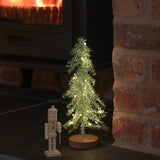 Tinsel LED Mini Christmas Tree Battery Operated