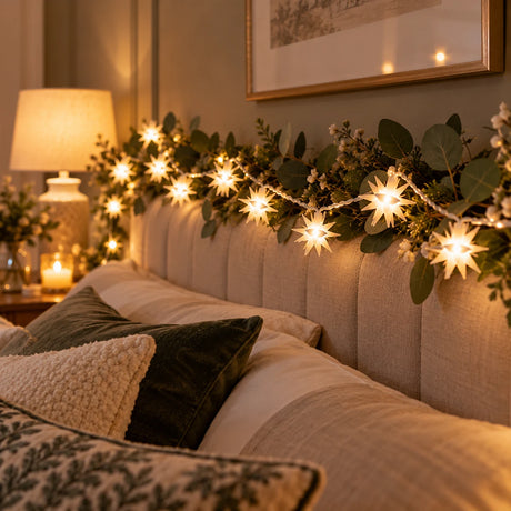 10 North Star Battery Outdoor Christmas Fairy Lights 2m