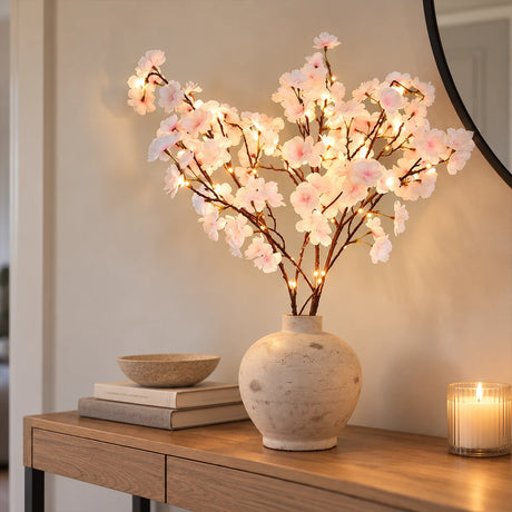 3 x Cherry Blossom Battery Branch Light 60 Warm White LEDs