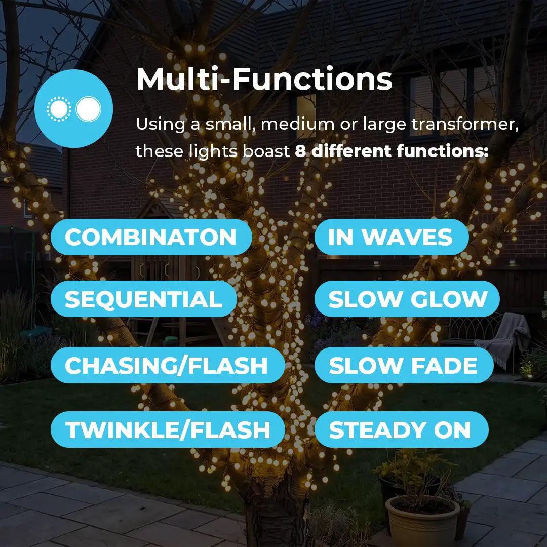 ConnectGo® Connectable Berry Outdoor Cluster Light