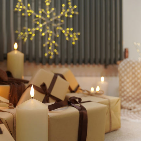 Ember™ Ivory Chapel LED Candle