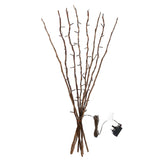 7 Decorative Willow Twig Lights, 50 Warm White LEDs