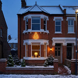 60cm Outdoor Christmas Tree Silhouette Warm White Neon Flex