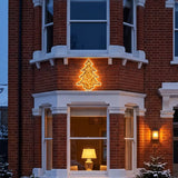 60cm Outdoor Christmas Tree Silhouette Warm White Neon Flex