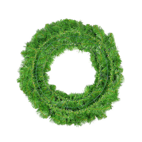 ConnectGo® 75cm Pre Lit Connectable Christmas Wreath Colorado Spruce