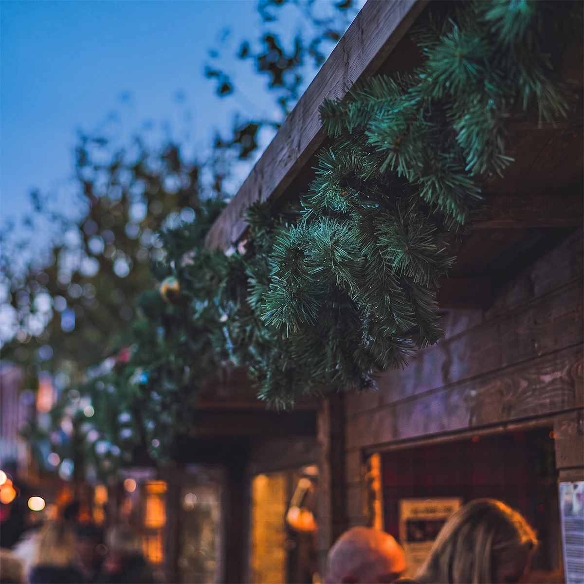 2.7m Christmas Garland Colorado Spruce