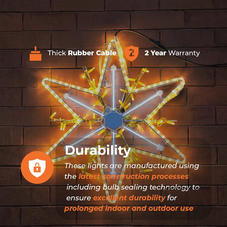 ConnectPro® 70cm Starburst Outdoor Christmas Silhouette Light
