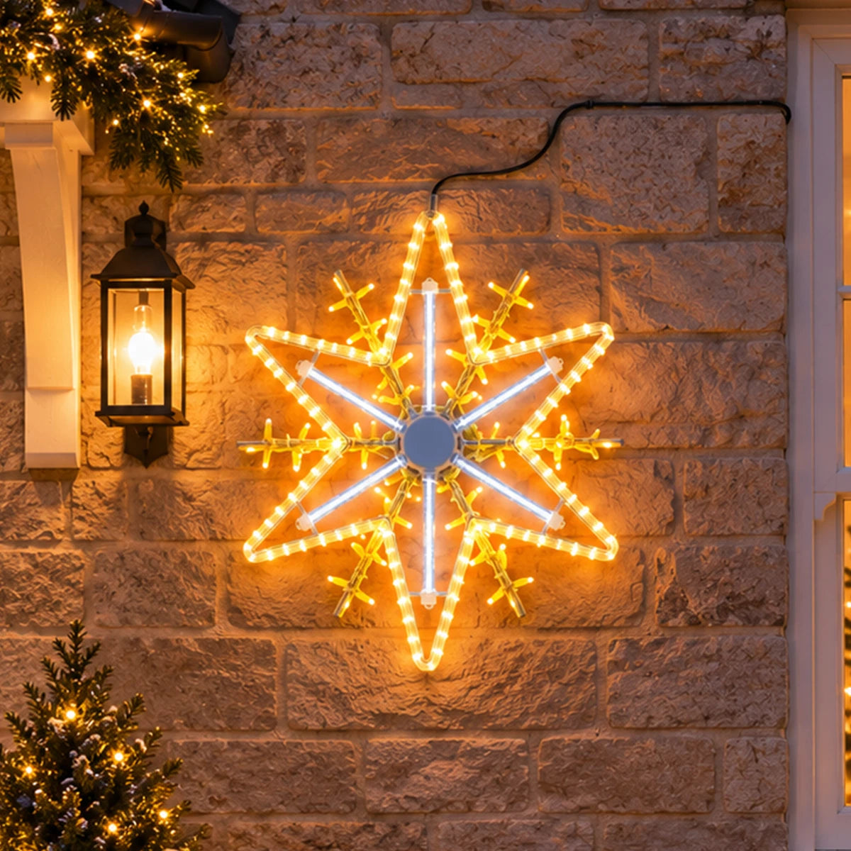 ConnectPro® 70cm Starburst Outdoor Christmas Silhouette Light