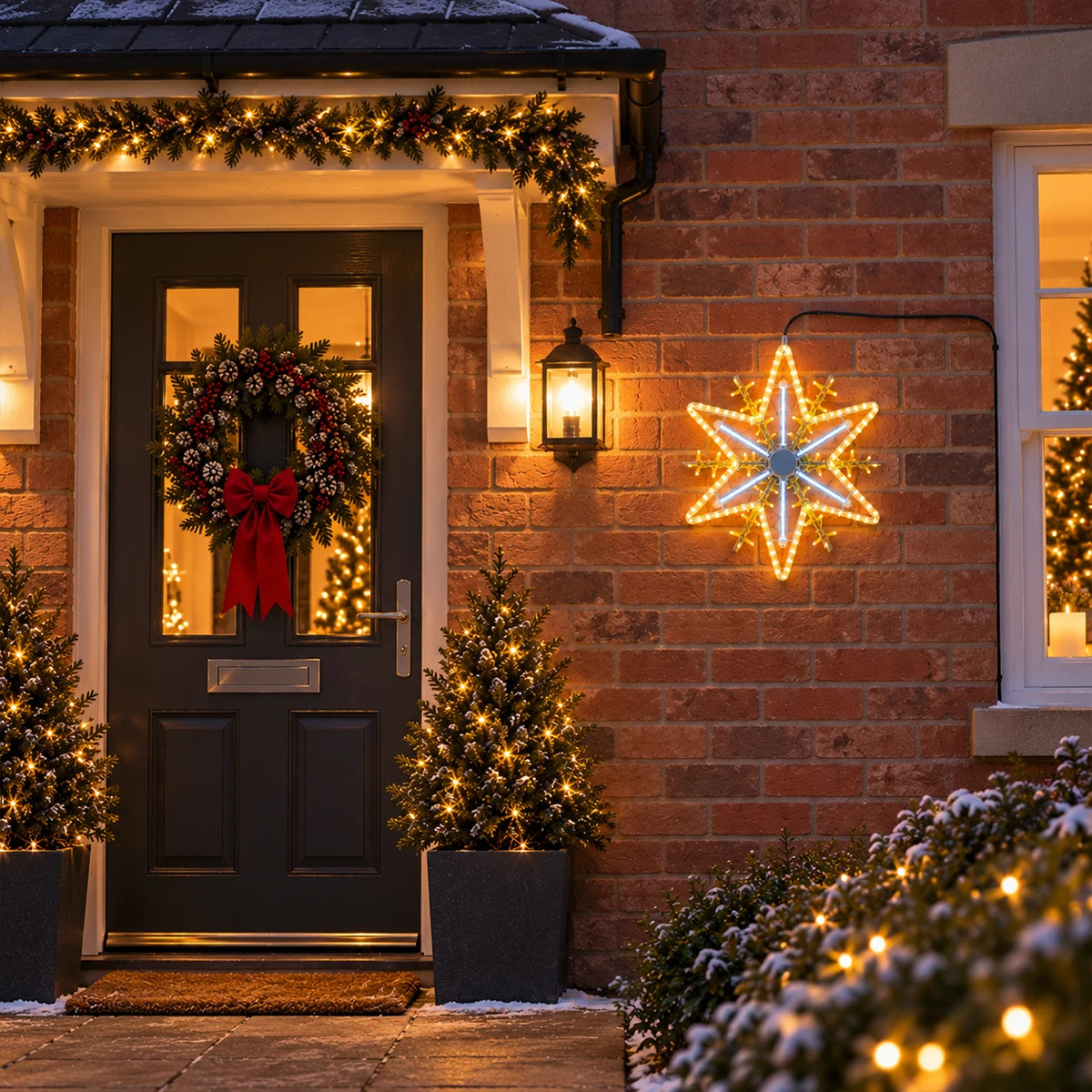 ConnectPro® 70cm Starburst Outdoor Christmas Silhouette Light