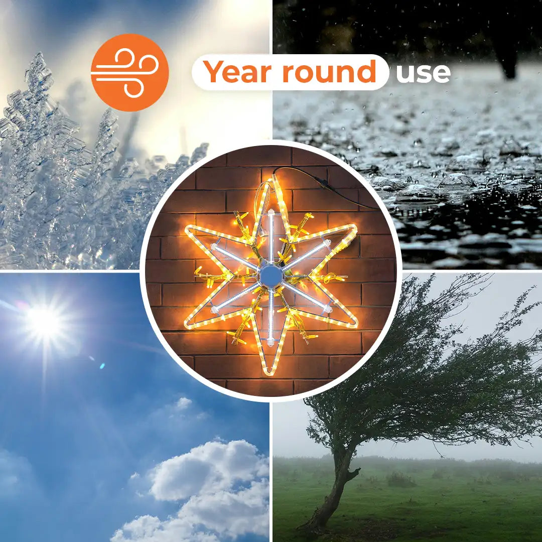 ConnectPro® 70cm Starburst Outdoor Christmas Silhouette Light