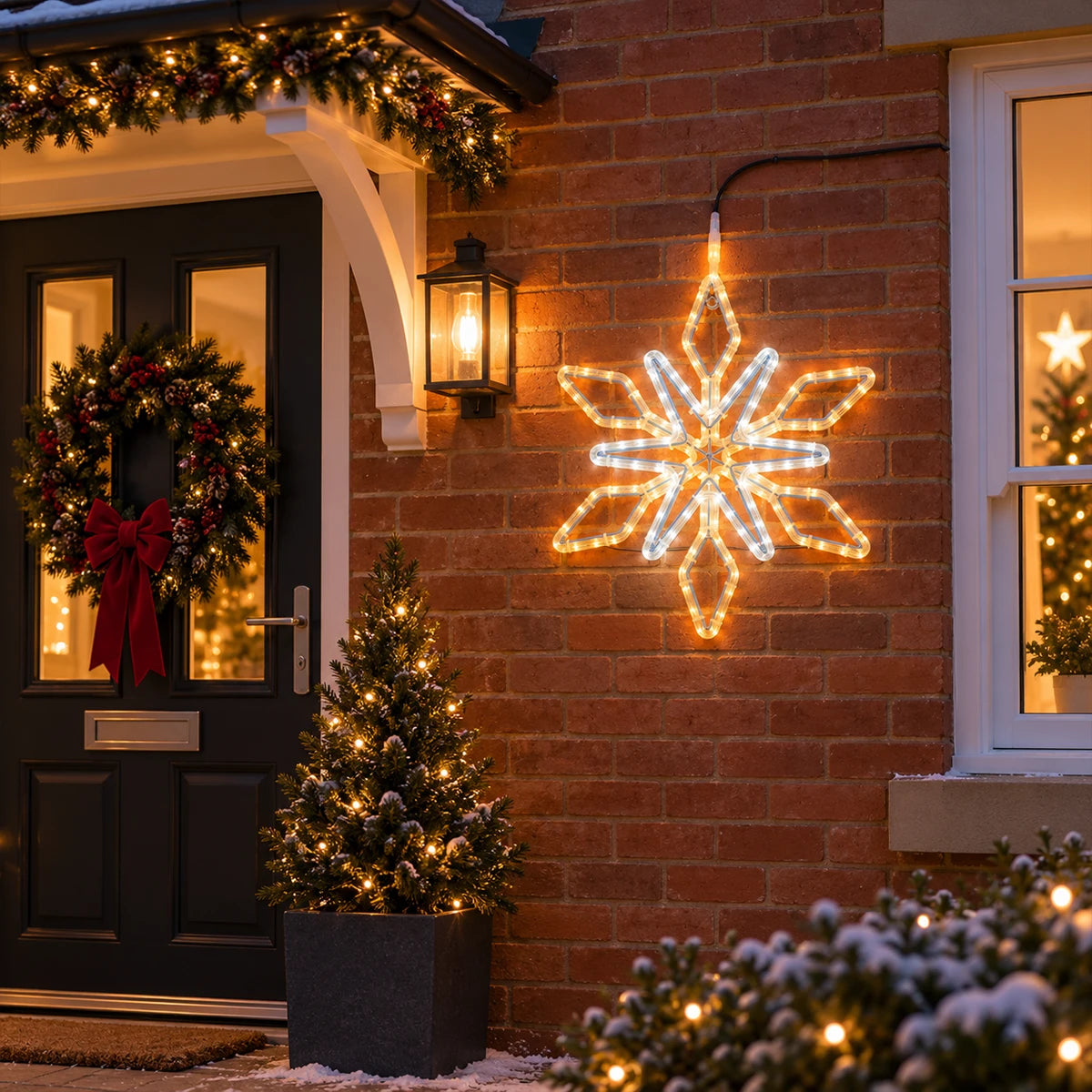 ConnectPro® 60cm Snowflake Outdoor Christmas Silhouette Light