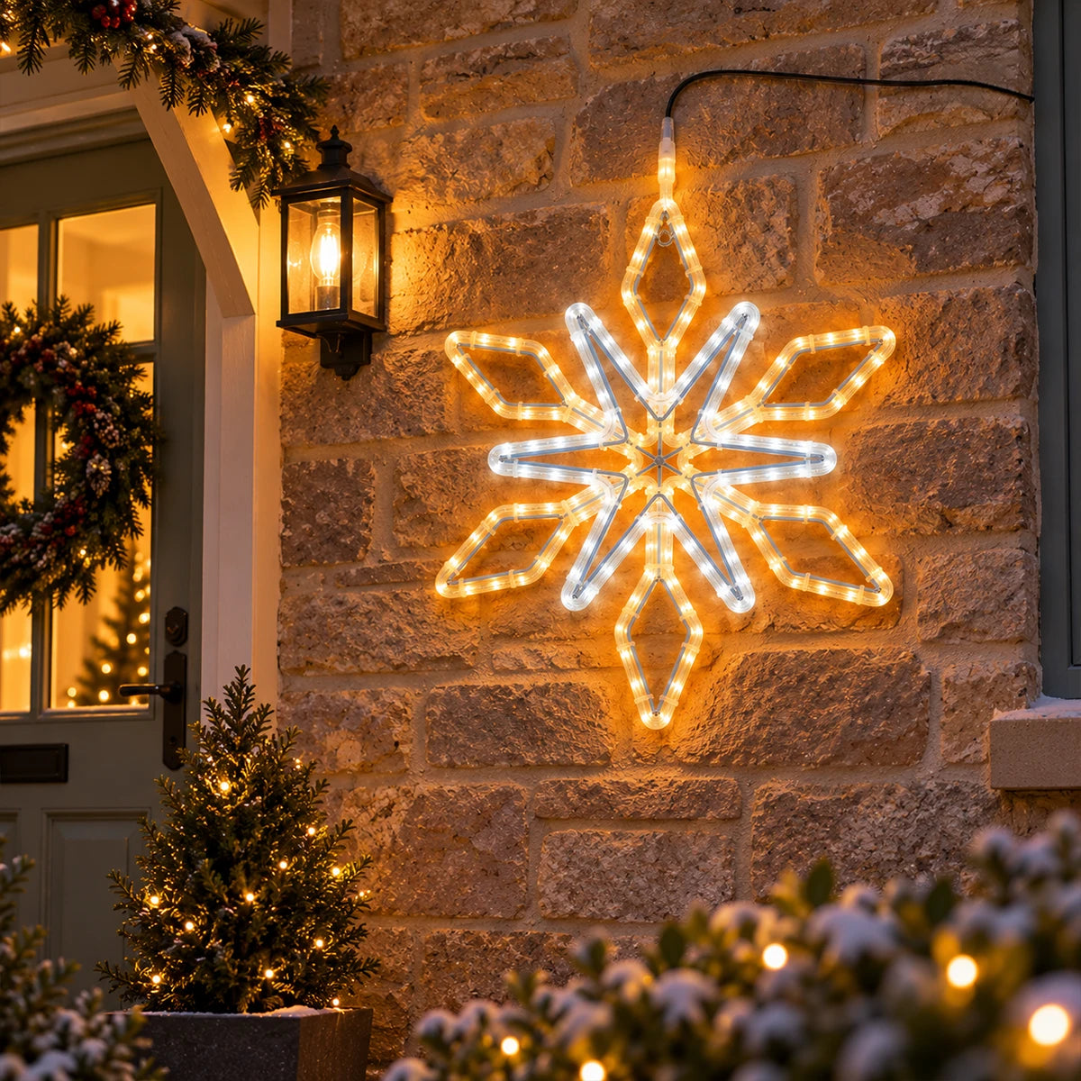 ConnectPro® 60cm Snowflake Outdoor Christmas Silhouette Light