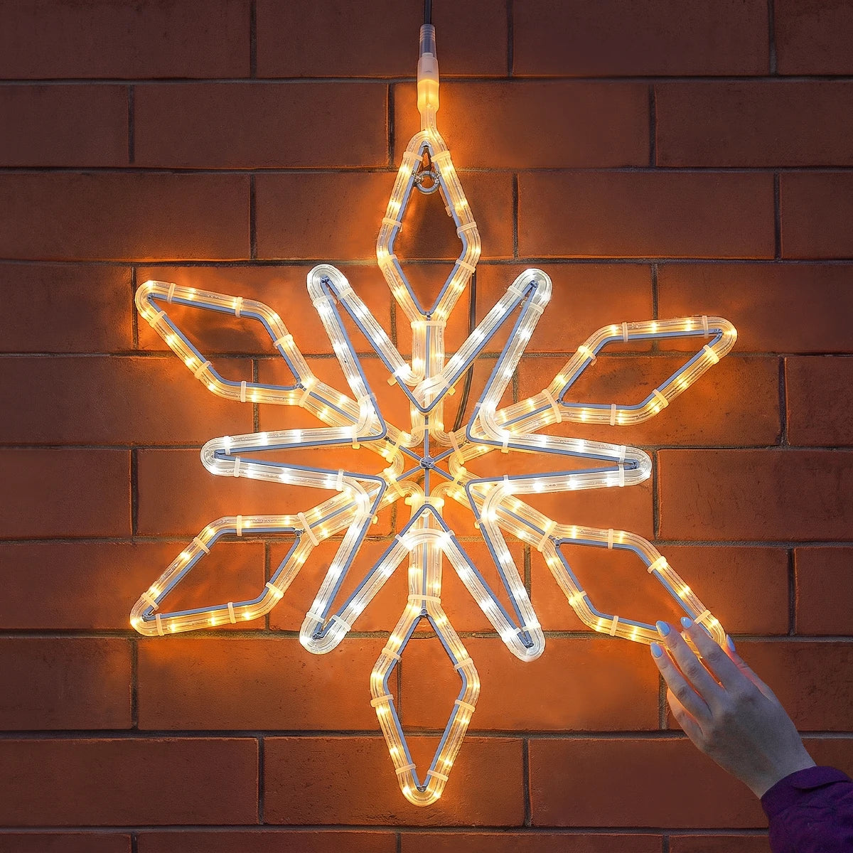 ConnectPro® 60cm Snowflake Outdoor Christmas Silhouette Light