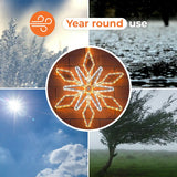 ConnectPro® 60cm Snowflake Outdoor Christmas Silhouette Light