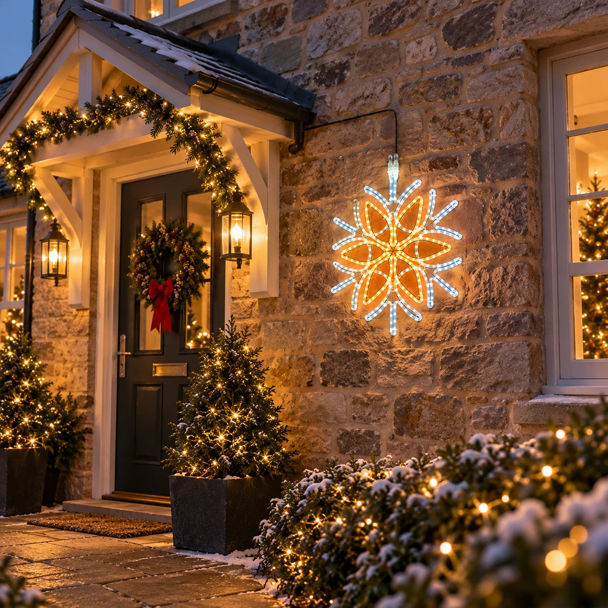 ConnectPro® 70cm Snowflake Outdoor Christmas Silhouette Light