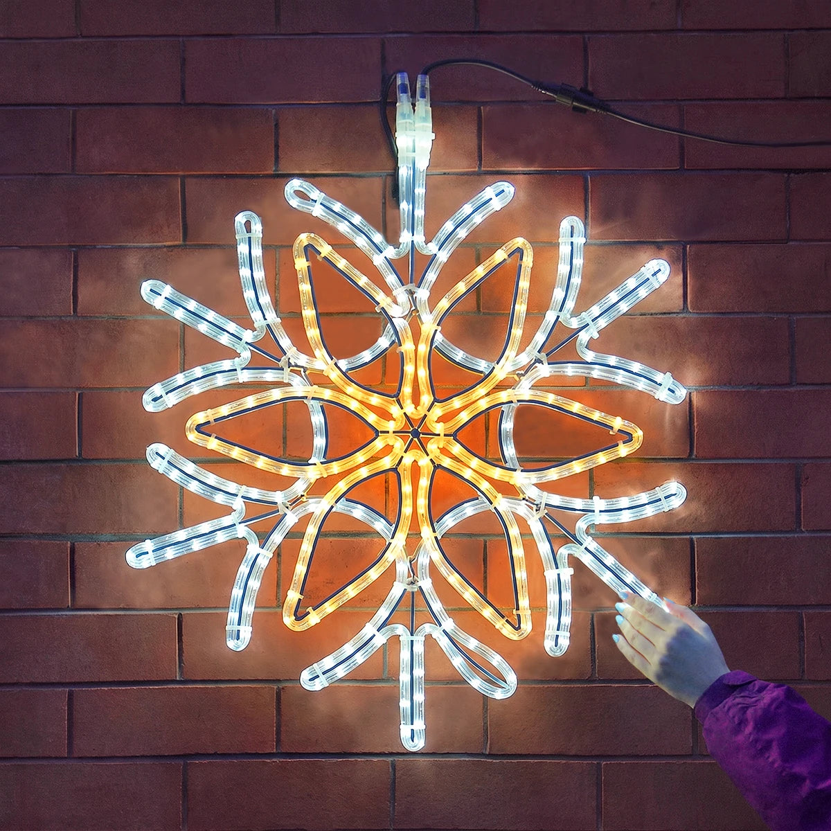 ConnectPro® 70cm Snowflake Outdoor Christmas Silhouette Light