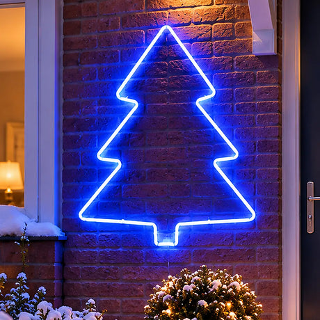 1.3m ConnectPro® Outdoor LED Neon Flex Christmas Tree Silhouette, Connectable