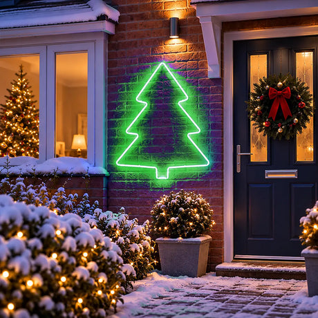 1.3m ConnectPro® Outdoor LED Neon Flex Christmas Tree Silhouette, Connectable