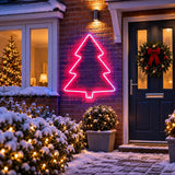 1.3m ConnectPro® Outdoor LED Neon Flex Christmas Tree Silhouette, Connectable