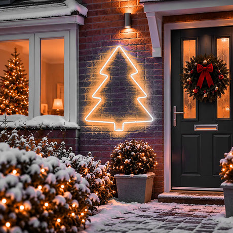 1.3m ConnectPro® Outdoor LED Neon Flex Christmas Tree Silhouette, Connectable