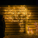 2.4m Warm White Outdoor LED Tree Freestanding or Wall Mounted