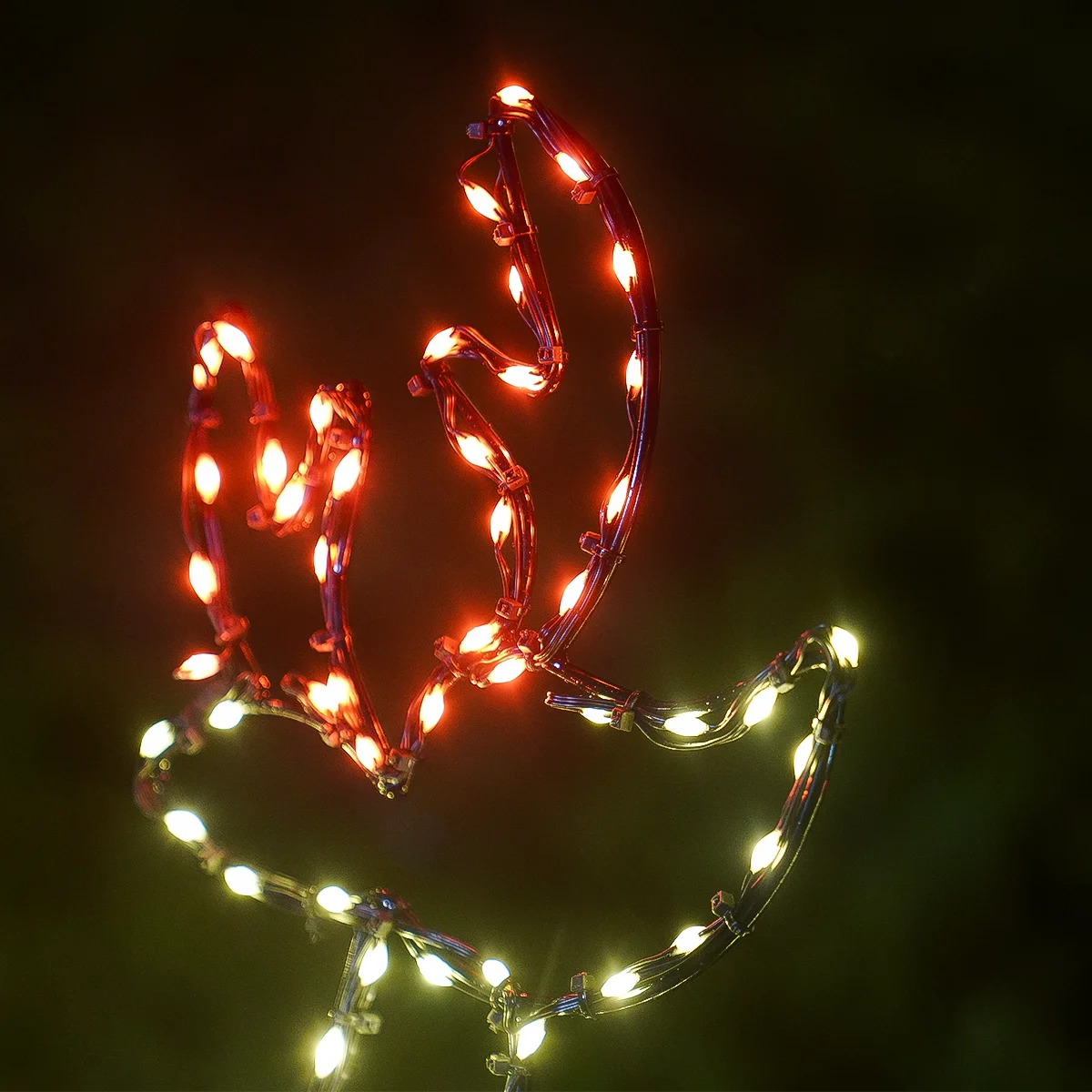 68cm Santa Sleigh & Reindeer Outdoor Christmas Silhouette Light