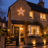 77cm Star Light Outdoor Christmas Silhouette Window Light