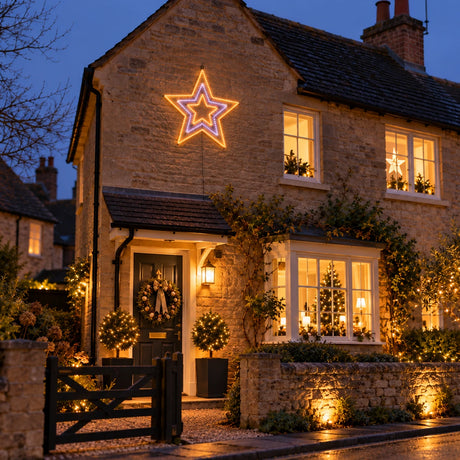 77cm Star Light Outdoor Christmas Silhouette Window Light