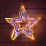 77cm Star Light Outdoor Christmas Silhouette Window Light