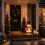 61cm Snowman Blow Mould Outdoor Figure Retro Christmas Light