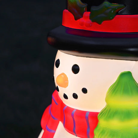 61cm Snowman Blow Mould Outdoor Figure Retro Christmas Light