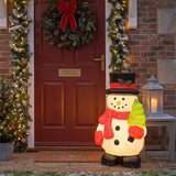 61cm Snowman Blow Mould Outdoor Figure Retro Christmas Light