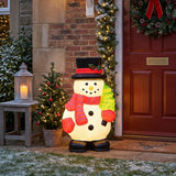 61cm Snowman Blow Mould Outdoor Figure Retro Christmas Light
